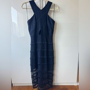 Sam Edelman Embroided Dress | Navy | Size 0
